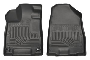 Acura MDX Floor Liners - Front - Husky Liners - Weatherbeater - Black - 2014